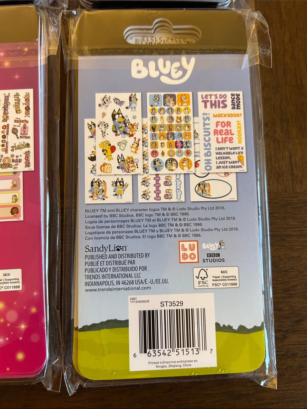 4 packages of 6 pack sets of stickers sealed